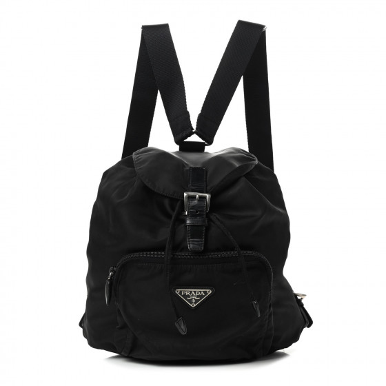 PRADA Tessuto Nylon Backpack Black