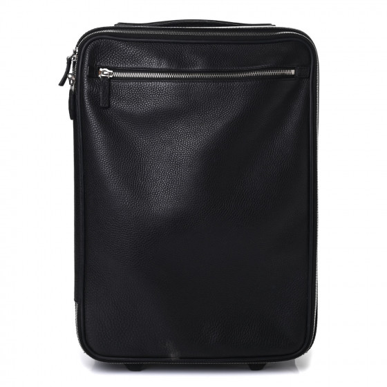 FENDI Calfskin Carry On Luggage Black