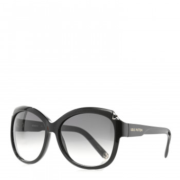 LOUIS VUITTON Hortensia Z0485W Sunglasses Black Glitter